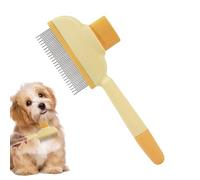 Dog Eliminator Comb - Long and Short Steel Teeth on Both Sides for Knots and Tangles Gentle Pet Grooming Tool Long Lasting for a