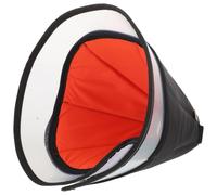 Dog Elizabethan Collar Soft Adjustable for Post Surgery | Polyester Padded Design, 20 to 26cm Neck Fit, Lets Pets Eat and Drink Comfortably