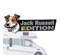 Dog emblem for car, dog car emblem acrylic sticker for