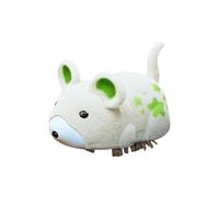 Dog Enrichment Automatic Moving Pet Toy Interactive Hamster Teaser With Sound For Cats And Dogs Indoor Outdoor Play Durable Plastic Design Small Dog Toy (Khaki, 5X4X3. 5cm)