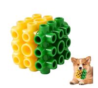 Dog Enrichment Toy - 8cm Silicone Puzzle Feeder, Engaging Chew Activity Fun, Canine Treat Trainer, Durable Nosewrk Game | Interactive Boredom Relief Toy for Indoor Outdoor Garden Yard Travel Pets