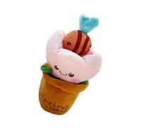 Dog Enrichment Toys, Multifunctional Foraging Doll, Cat Puzzle Toy, Funny Stuffed Plant Treat Hiding Games for Puppies, Kittens, Crystal Velvet Material, (9.84x5.91in)