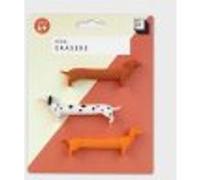 Dog Erasers Set Of 3
