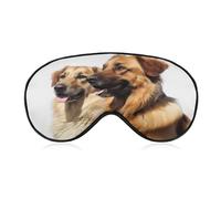 Dog Eye Mask, Side Sleeping Mask Light Blindfold Sleeping Mask Nose Pad and Elastic Band for Children Women and Men