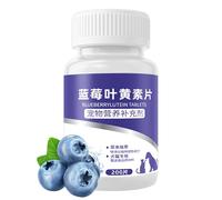 Dog Eye Supplements - 200 Pieces Eye Supplement For Dog | Blueberry Lutein Supplement Home Care Convenience, Ideal For Eyes Health Maintenance & Support For All Breeds