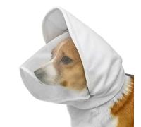 Dog Face Cover - Protective Breathable Adjustable Headwear for Comfortable Fit, Sturdy Lightweight Material with Easy Secure Straps, Ideal Large Dog Head Guard for Small Medium Breed Puppy