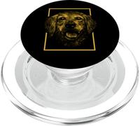 Dog Face Pet Lover Golden Retriever Labrador Halloween PopSockets PopGrip for MagSafe