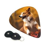 Dog Fall Guitar Picks 6-Pack - Pick Set (0.46mm / 0.71mm / 0.96mm) Suitable For Guitar And Ukulele Playing