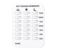 Dog Fed Sign - Magnetic Reminder Sticker for Pet Feeding, Kitchen Dorm with Cute Visual Alert, Apartment Home for Daily Routine, Did You Feed Cat Dog Owners, 6.3x4.72in