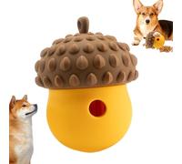 Dog Feeder Dispenser - Interactive Candy Ball, Acorn Chewing Puzzle Toy | Teeth Grinding Toys for Puppies, Training Aid for Smart Dogs, Silicone Boredom Fighters for Playtime,
