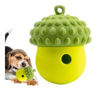 Dog Feeder Dispenser - Interactive Candy Ball, Acorn Chewing Puzzle Toy | Teeth Grinding Toys for Puppies, Training Aid for Smart Dogs, Silicone Boredom Fighters for Playtime,