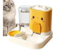 Dog Feeder | Feeding and Drinking Station Tilt-Proof - 2-in-1 Dog Food Automatic Feeder for Kittens Puppies Small Medium Large Breeds Indoor