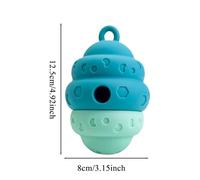 Dog Feeder Toy - 4.92x3.15x3.15 Inches Slow Feeder Dog Bowl, Slow-Feeding Interactive Pet Feeders | Silicone High-Energy Pet Snuffle Game Chew-Proof For Teething Boredom-Relieving Hot Weather