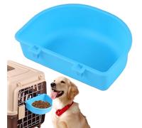 Dog Feeding Bowl - Removable Dispenser, Cage Clip Holder, Non Drunk Pet Hydration Container | Stainless Steel Animal Feeding Dish, Water Feeder Cup Mounted on Wooden Frame, Safe Modified Food