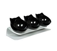 Dog Feeding Dish Bowl 15° Tilted Food Drinking Water Bowls Food Grade Neck Guard Raised Feeder For Puppy And Kitten Pet Bowl For Dog Puppy Kitten Neck Guard