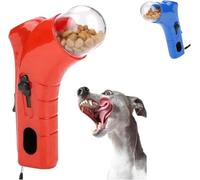 Dog Feeding, Funny Pet Treat Launcher Ejection Gun Snack Dispenser for Puppy Interactive Catapult Hand-Held Feeding and