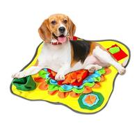 Dog Feeding Mats - Slow Feeder Colorful Dog Chew Toys,Pet Snuffle Mat Toy Interactive Dog Puzzle Toys Colorful for Natural Foraging Skills Slow Food Training