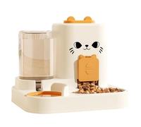 Dog Feeding Station Leak Proof Water Fountains Detachable Dish Anti Slip Base Design Pet Food And Water Dispenser
