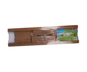 Dog fence 90h x30-117w cm Wood
