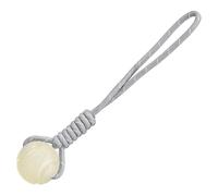 Dog Fetch Ball - 13 Inches to Retrieve | Rubber Trainer - Elastic Interactive Pet Toy for Indoor Outdoor Playing, Apartments, Bedrooms, Courtyards