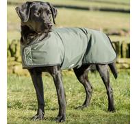 Dog & Field 2-in-1 Waterproof Dog Coat - Green. Microfiber Lined Dog Drying Coat, Winter Dog Raincoat. Waterproof Coat For Dogs, Warm Waterproof Jacket For Dogs, Machine Washable - XL