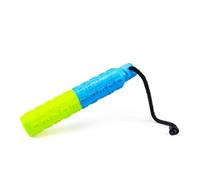 Dog & Field B-LINE Bumper Dog Training Dummy - Blue & Green. Rubber Water Float For Training & Retrieval Practice. Floating Dog Toy With Throwing Cord. Gundog Training Dummies