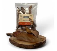 Dog & Field Buffalo Ears For Dogs - 10 Pack. 100% Natural Dog Chews, High Protein Chew Treats | Promotes Dental Health | Long-Lasting, Easy to Digest | Grain Free, Hypoallergenic