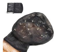 Dog Field Guard - Adjustable Mesh Dog Muzzle | Anti-Bark Protective for Dogs | Breathable Nylon Outdoor Muzzle for Hiking, Camping & Mountain Activities, 35-75g