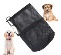 Dog Field Net, Breathable Mesh Face Hood, XS/S/M/XL Sizes, Lightweight Pet Head Protector, Thorn and Rock Guard, Outdoor Camping Muzzle for Grass Brush Safety, Comfortable