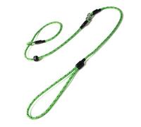Dog & Field Pro Trialler Swivel Slip Lead, Lime Green. 1.2m Rope Slip Lead For Dogs With Button Press Stopper, Easy To Slip On, No Collar Or Harness Needed. Anti-Tangle Dog Leash (Lime Green)
