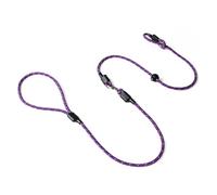 Dog & Field Pro Trialler Swivel Slip Lead, Purple. 1.2m Rope Slip Lead For Dogs With Button Press Stopper, Easy To Slip On, No Collar Or Harness Needed. Anti-Tangle Dog Leash (Purple)