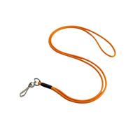 Dog & Field SIGNATURE DOG WHISTLE LANYARD - Lightweight, Stylish & Durable Whistle Lanyard for Dog Training - Comfortable Rubber Hardware - (Orange)