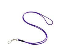 Dog & Field SIGNATURE DOG WHISTLE LANYARD - Lightweight, Stylish & Durable Whistle Lanyard for Dog Training - Comfortable Rubber Hardware - (Purple)