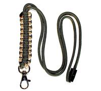 Dog & Field Whistle Lanyard (Cream Cobra) - Handmade Gundog Training Dog Whistle Lanyard, Durable Twisted & Cobra Designs with Secure Stainless Steel Clip with Safety Break-Away