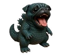 Dog Figures - Dog Statue | Handmade Dog Desk Sculptures | Novelty Resin Sculpture Ornament | Realistic Cute Animal Figure for Fireplace