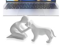 Dog Figurines For Decor - Abstract Art 3D Printed Funny Sculpture - Dog Statue Desktop Decoration,For Office Living Room Bedroom Dorm Yard Shelf Desk Table Birthday Holiday