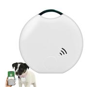 Dog Finder Tag, Smart Locator, Wallet Pet Tracker Device, White 1-Piece Compact Size, Anti-Loss Alert System, Luggage Attachment, Daily Travel Backpack Home Use 1.6 x1.5 x0.3 in