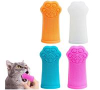 Dog Finger Toothbrush, 2025 New Pet Finger Toothbrush, Upgraded Pet Tooth Brushing Kit, A Fun Dog Teeth Cleaning Tool That Also Doubles as A Gum Massage, Suitable for Cats & Dogs