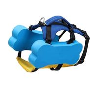 Dog Fireplace, Dog Lifeguard: Adjustable reflective life jacket with a rescue handle practical buckles fits the safety of beach swimming dismantling, the