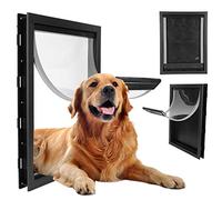 Dog Flap Plastic Flap for Dogs Fits Large Medium Breeds Removable Installation Magnetic Closure for Indoor and Outdoor Doors Walls