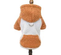 Dog Fleece Coat Pet Cold Weather Clothes Winter Doggies Sweatshirt Warm Pet Apparel Jackets Sweaters For Small Dogs Fleece Coat