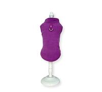 Dog Fleece Harness Vest Jumper Sweater Coat for Small Breed Dogs, (XL, Purple)