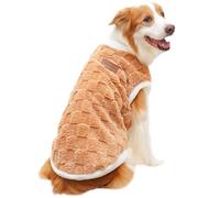 Dog Fleece Jumper Dog Winter Jacket Dog Sweater Coat for Pet Cold Weather Wearing Soft Cozy Warm Pet Winter Clothes for Small Medium Large Dogs and Cats (L)