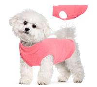 Dog Fleece Vest - Rosered, S - Warm and Stretchable Sweatshirt | Sleeveless Lightweight Sweater, Pullover Design for Small Dogs, Chihuahua Clothes, Papillon, Pomeranian
