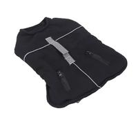 Dog Fleece Vest, Unique Zipper -Winter Clothing Stylish Winter Coat Adjustable Collar with Reflective Stripes for Rainy and Snow -covered Weather (M)