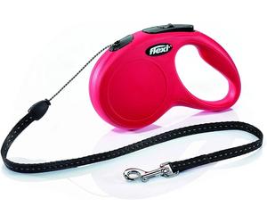 Dog Flexi New Classic L Tape Durable Retractable Leash by Flexi 5m Red