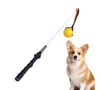 Dog Flirting Pole, Heavy Duty Large Dog Teaser Pole - Puppy Training Stick Interactive, Pet Tractor of War Toy for Garden Garden