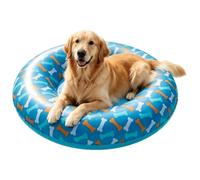 Dog Float Ring, 31.5 inches (80 cm), Thick PVC, Nail Resistant, For Small | Provide safe floating space for your dog in the ocean, river, pool or beach, inflatable for easy carrying and storage