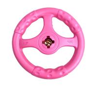 Dog Floating Toy Steering Wheel Shape Interactive Water Pool Fetch | Durable EVA material, built-in bell for fun, ideal for pool fetch, designed for dogs Red