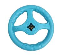 Dog Floating Toy Steering Wheel Shape Interactive Water Pool Fetch | Durable EVA material, built-in bell for fun, ideal for pool fetch, designed for dogs Blue